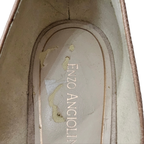 Enzo Angiolini Carmel & Rose Gold Leather Upper Ballet Flats Size 9.5 M - Picture 12 of 12